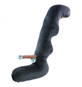MizzZee - Mona Wireless Remote Thrusting Vibrating Swinging Warming Dildo Pillow (L:20cm - D:3cm)